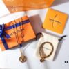 Louis Vuitton LV Letter Pendant Necklace