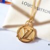 Louis Vuitton LV Letter Pendant Necklace