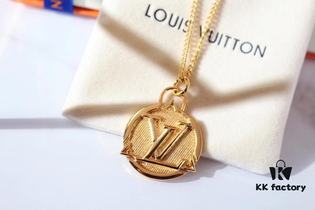 Louis Vuitton LV Letter Pendant Necklace