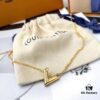 692fcc7f99f2d84055c89676 Stunning LV Louis Vuitton Necklace and V-Shaped Bracelet, High-End Custom Original Design, 18K Gold-Plated Craftsmanship, Store Version, One-to-One Replication, Elegant and Refined, Versatile and Sophisticated