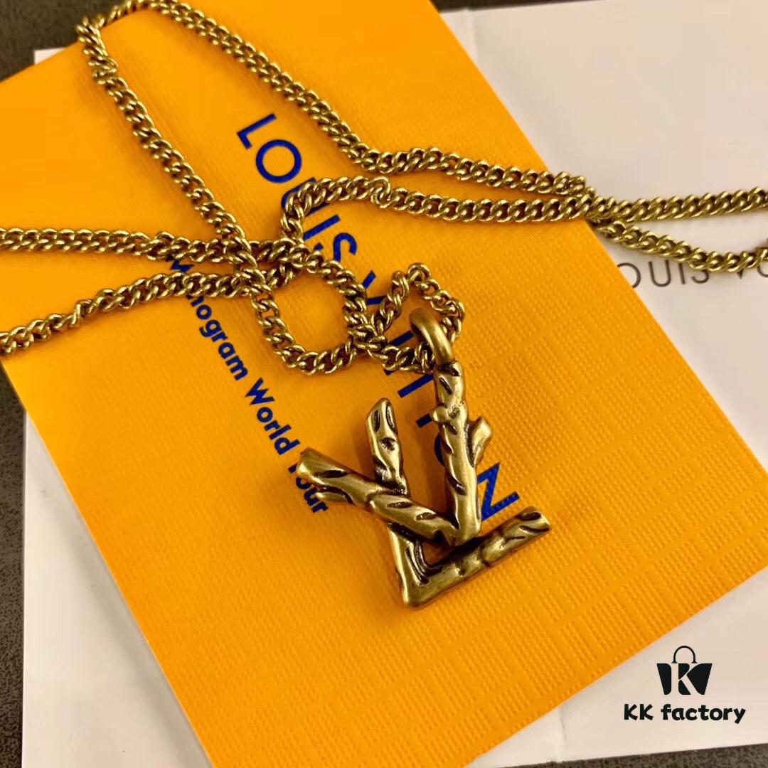 692fcc8999f2d84055c8968c LV Latest Vintage-style TWIG Necklace Unisex