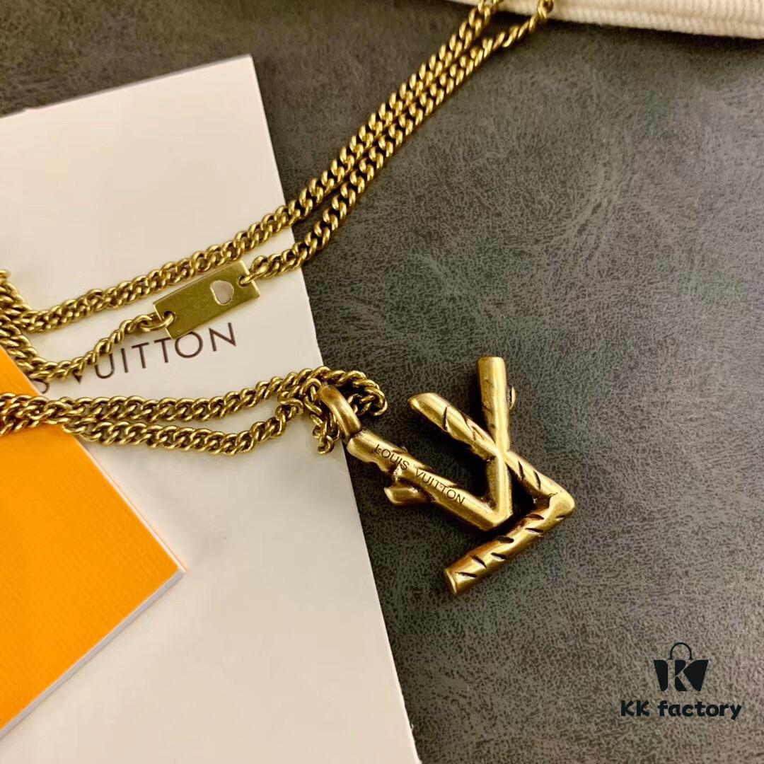 692fcc8b99f2d84055c8968f LV Latest Vintage-style TWIG Necklace Unisex