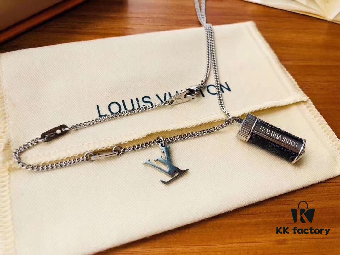 LV New Style Bottle Necklace FLUO