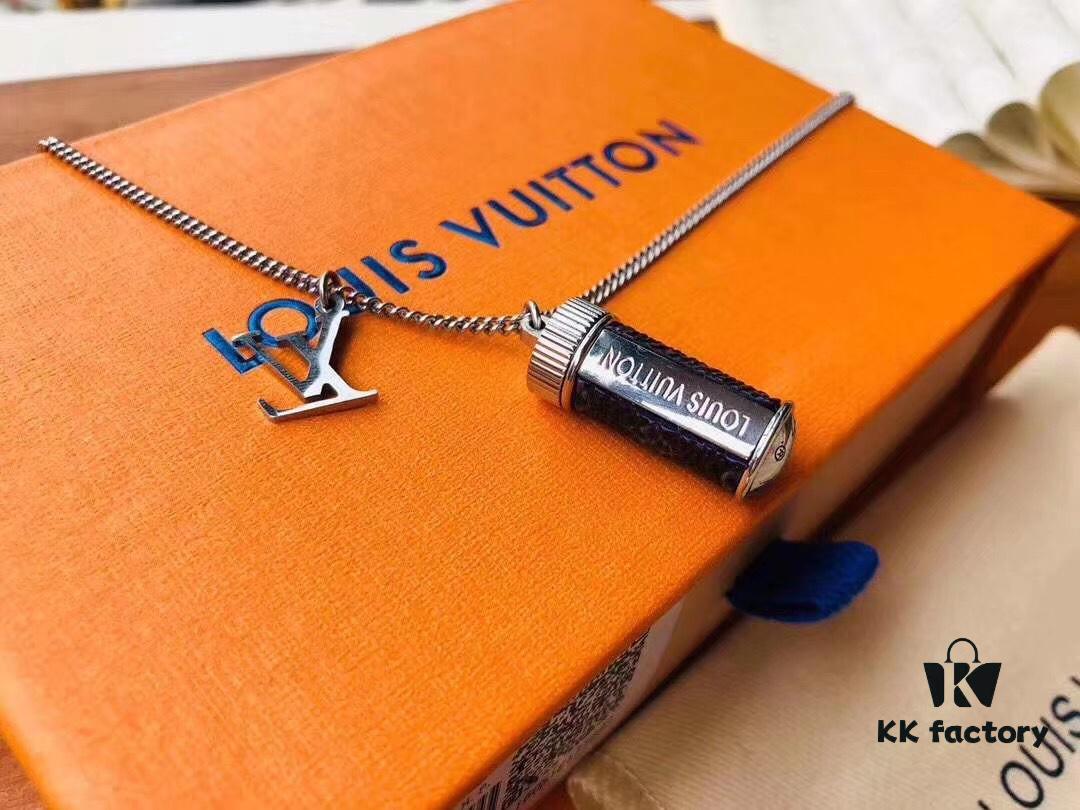 LV New Style Bottle Necklace FLUO