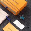 LV Turquoise Pendant Chain Necklace