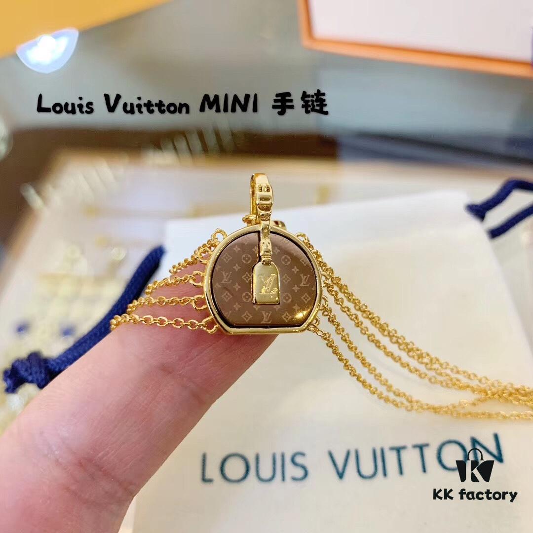692fcca099f2d84055c896b6 Louis Vuitton 2019 Mini Circle Bag with Multichain Bracelet, Monogram Vintage Collection