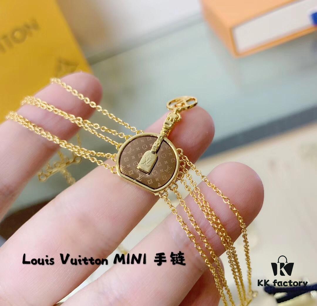 692fcca099f2d84055c896b7 Louis Vuitton 2019 Mini Circle Bag with Multichain Bracelet, Monogram Vintage Collection