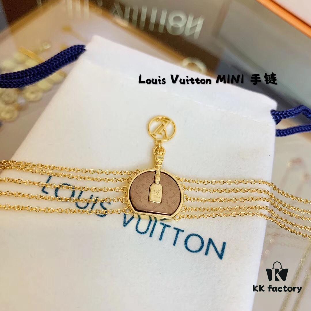 692fcca199f2d84055c896b8 Louis Vuitton 2019 Mini Circle Bag with Multichain Bracelet, Monogram Vintage Collection