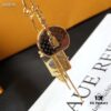 692fcca499f2d84055c896bf Mini LV Pendant Necklace with Golden Chain