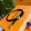692fccac99f2d84055c896d1 Louis Vuitton LV Monogram Leather Bracelet - Premium Replica, Authentic Brass Hardware, Adjustable Calfskin Interior, Four Classic Patterns, Unisex Design