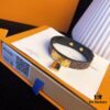 692fccaf99f2d84055c896d6 Louis Vuitton Original LV Monogram Leather Bracelet ● Calfskin Lining, Unique Design, Retro and Avant-garde Style