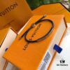 692fccb499f2d84055c896df Authentic Prototype Level LV Monogram Leather Bracelet ● Premium Brass Material with Calfskin Lining, Unique Retro-Futuristic Design, Four Patterns Available, Adjustable Unisex Couple Bracelet