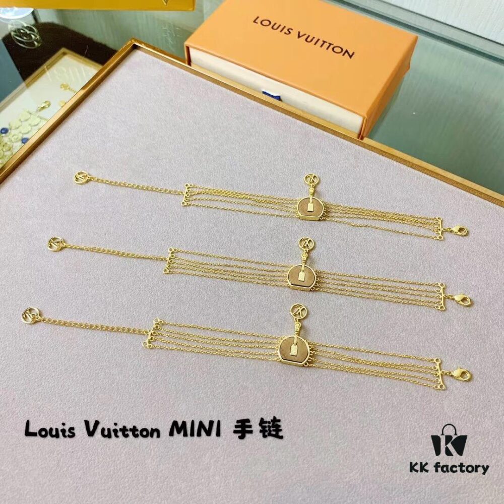 692fccb999f2d84055c896e7 Louis Vuitton 2019 Mini Circle Bag with Multichain Bracelet, Monogram Vintage Collection