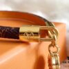 692fccc399f2d84055c896f9 Louis Vuitton LV Monogram Double Leather Strap Bag Bracelet Wristband, Brass Hardware, Calfskin Lining, Vintage and Avant-garde Design, Must-have for Women