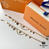 692fccc599f2d84055c896fd Trendy LV Irregular Flower Bracelet in Rose Gold, Thick Gold Plating, Elegant and Stylish, Adjustable Length