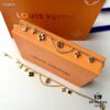 692fccc699f2d84055c89701 Trendy LV Irregular Flower Bracelet in Rose Gold, Thick Gold Plating, Elegant and Stylish, Adjustable Length