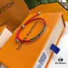 692fcccb99f2d84055c8970a Authentic Prototype Level LV Monogram Leather Bracelet ● Premium Brass Material with Calfskin Lining, Unique Retro-Futuristic Design, Four Patterns Available, Adjustable Unisex Couple Bracelet