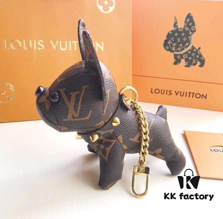692fcccc99f2d84055c8970b French Bulldog LV Monogram Bulldog Mini Bag Charm