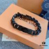 692fccd399f2d84055c8971c LV Limited Edition Bracelet 🔰 MONGRAW Chain Bracelet with Louis Vuitton Studs, Imported 316L Stainless Steel with Vacuum White Gold Plating