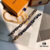 692fccd899f2d84055c89727 LV by Virgil Abloh Monogram Limited Edition Bracelet, Unisex Design, Stainless Steel with Colorful Chain Links and Engraved Logo Detail