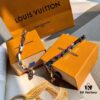 692fccd999f2d84055c8972b LV by Virgil Abloh Monogram Limited Edition Bracelet, Unisex Design, Stainless Steel with Colorful Chain Links and Engraved Logo Detail
