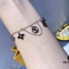 692fccec99f2d84055c89755 Luxury LV Irregular Monogram Bracelet in Rose Gold, Thick Electroplated Elegant Design, Adjustable Length