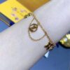 692fccf099f2d84055c8975b Luxury LV Irregular Monogram Bracelet in Rose Gold, Thick Electroplated Elegant Design, Adjustable Length