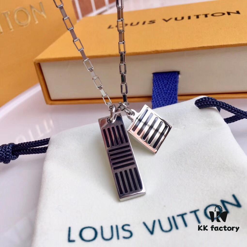 692fccf699f2d84055c89765 Louis Vuitton New Arrival Damier Black Necklace