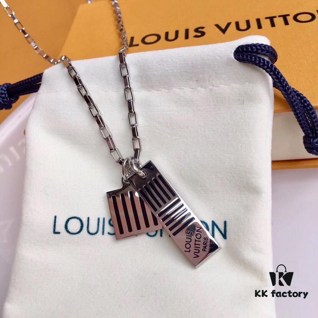 692fccf999f2d84055c89769 Louis Vuitton New Arrival Damier Black Necklace