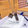 692fccf999f2d84055c8976a Louis Vuitton New Arrival Damier Black Necklace