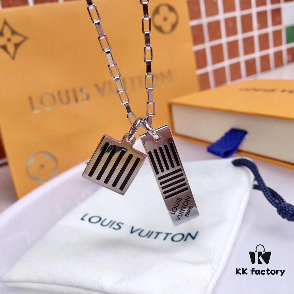 692fccf999f2d84055c8976a Louis Vuitton New Arrival Damier Black Necklace