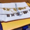 692fccfc99f2d84055c8976e Luxury LV Irregular Monogram Bracelet in Rose Gold, Thick Electroplated Elegant Design, Adjustable Length