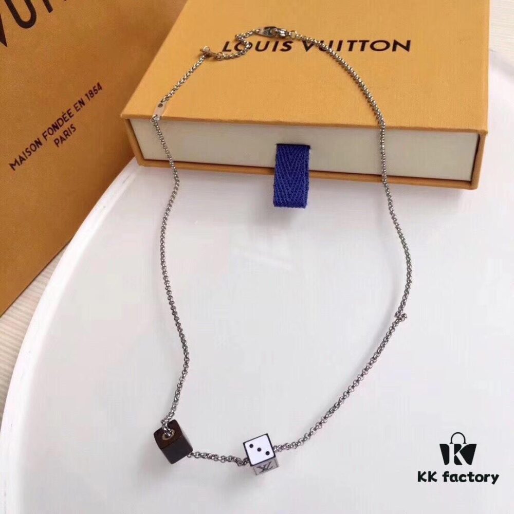 692fccfd99f2d84055c89770 LV Dice Necklace – Sometimes, All You Need to Be a Trendsetter Is One Necklace! GAMBLING DICE Pendant Necklace!