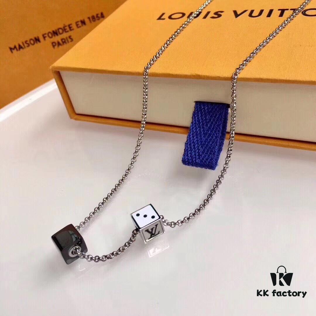 692fccff99f2d84055c89775 LV Dice Necklace – Sometimes, All You Need to Be a Trendsetter Is One Necklace! GAMBLING DICE Pendant Necklace!