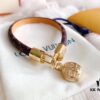 692fcd0699f2d84055c89784 Louis Vuitton LV Double-Layer Monogram Checkered Lock Bracelet