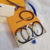 692fcd0e99f2d84055c89796 Louis Vuitton LV Monogram Canvas Leather Strap Unisex Bracelet
