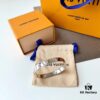 692fcd1399f2d84055c897a4 Exclusive In-Stock! LV NANOGram Bracelet with Classic Monogram Pattern, Wide Cuff Design with Louis Vuitton Rivets, Elegant and Unique, Perfect for Daily Wear