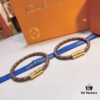 692fcd2599f2d84055c897ca LV Monogram Couple's Magnetic Clasp Leather Bracelet