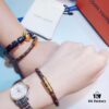 692fcd2699f2d84055c897cc LV Monogram Couple's Magnetic Clasp Leather Bracelet