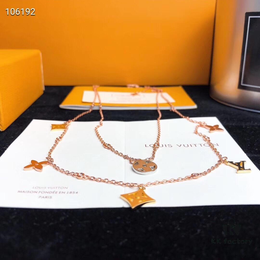 692fcd2e99f2d84055c897dd LV Necklace Cabinet Double-Layer Necklace Limited Edition