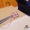 692fcd4699f2d84055c89812 LV-inspired Diamond-cut Pink Mother-of-Pearl Necklace in 18K Rose Gold Plated Sterling Silver