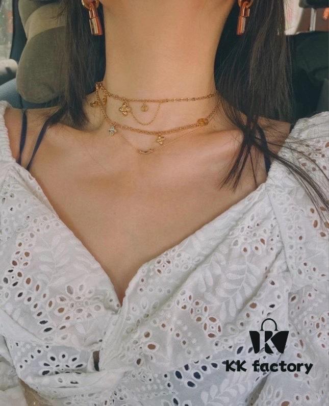 Ethereal LV Double-Layer Necklace