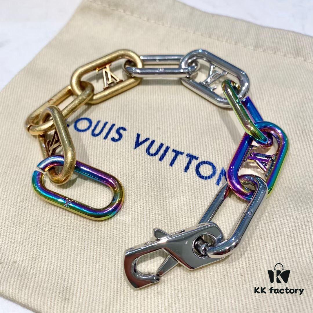 692fcd5899f2d84055c89833 New Colorful Steel Bracelet 1:1 Replica with Original Engraving, Logo Clear, Lock Design Stunning