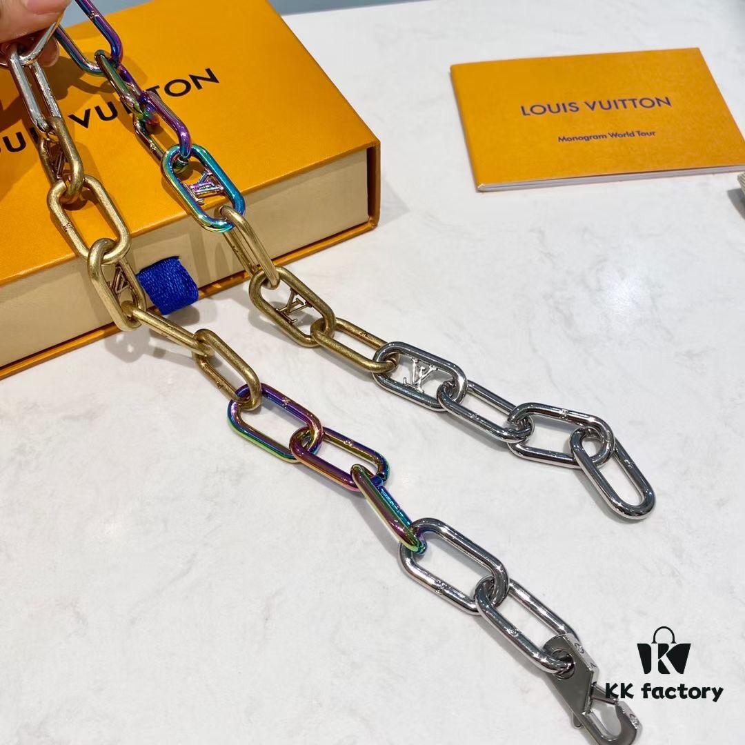 692fcd5b99f2d84055c89836 New Colorful Steel Necklace 46.5CM
