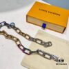 692fcd5c99f2d84055c8983a New Colorful Steel Necklace 46.5CM