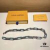 692fcd6299f2d84055c89841 LV Latest Bamboo Resin Blue Necklace Men's 316 Stainless Steel Full Metal Necklace Monogram Bracelet