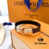 692fcd6299f2d84055c89842 LV Latest Metal Letter Combined Monogram Pattern Leather Bracelet
