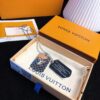 Fangpai LV Necklace Limited Edition from Official Counter, Triple Color Available, Steel Hollow-out Double LV Logo Geometric Layered Necklace