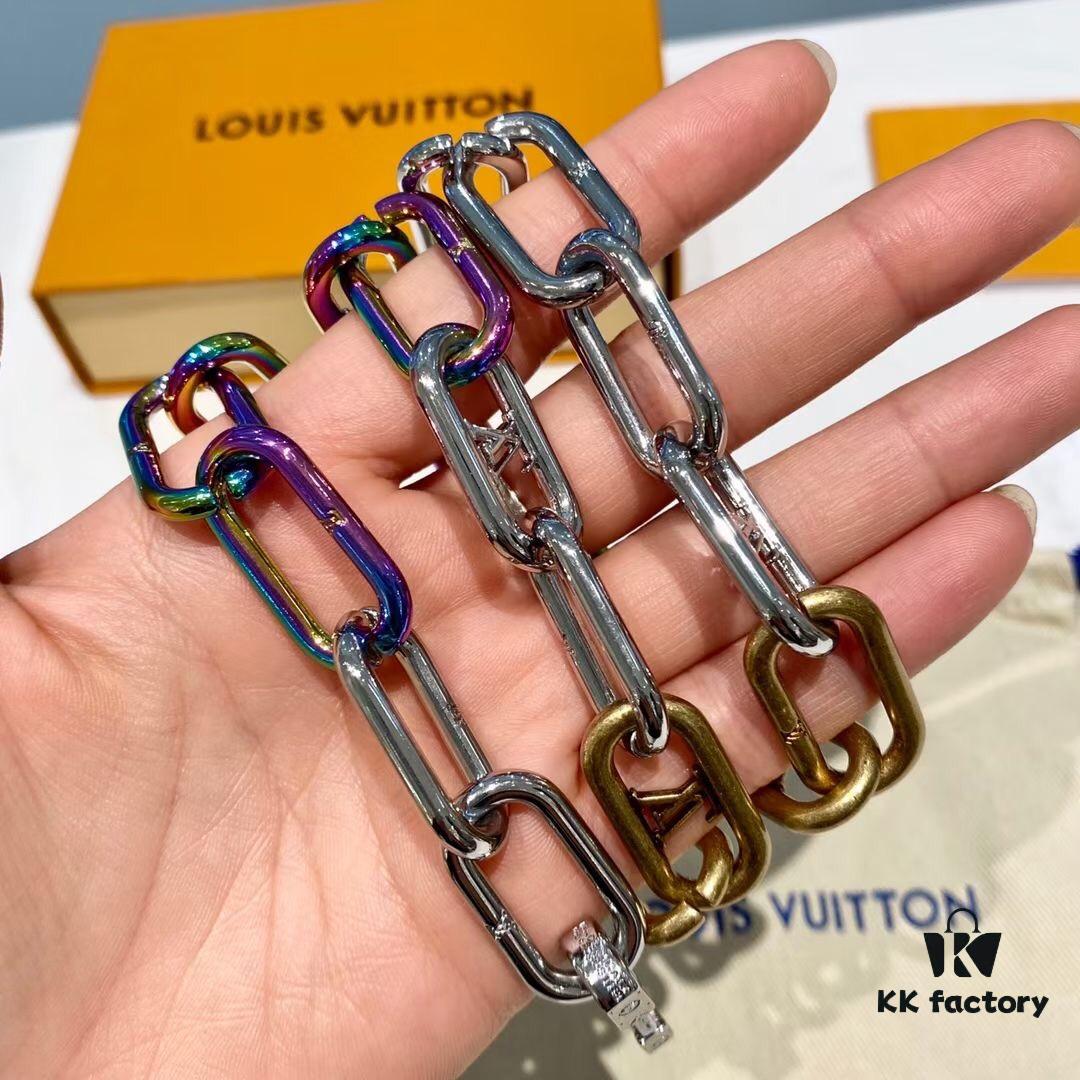 692fcd7099f2d84055c89851 New Colorful Steel Necklace 46.5CM