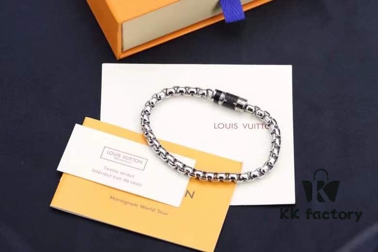 New Arrival💗 Louis Vuitton Monogram Chain Men's Bracelet